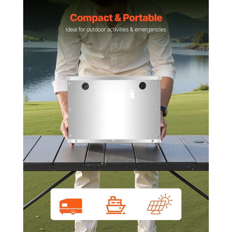 Akkuboxi alumiiniseoskuorinen 24/31-kokoluokan akuille maastoautoihin ja kuorma-autoihin