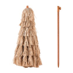 Aurinkovarjo PP olkikatto polyesterikangas halkaisija 1828 mm säädettävä kallistus 8 metallikaarta