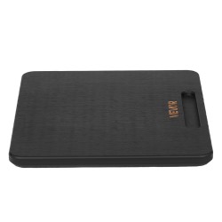 Keittiön liukutaso puulevy 267 330 mm musta 18 kg kantava kumipyörillä