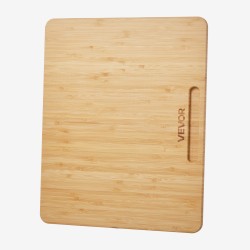 Keittiölaitteiden liukulevy luonnonpuuta 267 x 330 mm 18,14 kg kantavuus kumipyörillä