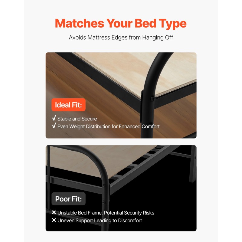 Täysikokoinen taitettava puinen sälepohja patjan tueksi 10 mm paksu