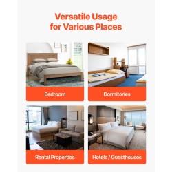 Sälepohja patjatuki puu 4-osainen queen-kokoinen 38 mm 200D Oxford-kangas harmaa