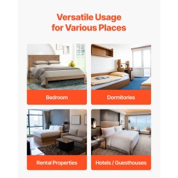 Sängyn pohjalevy king-kokoinen 4-osainen 38 mm puusäleillä 200D Oxford-kangas harmaa