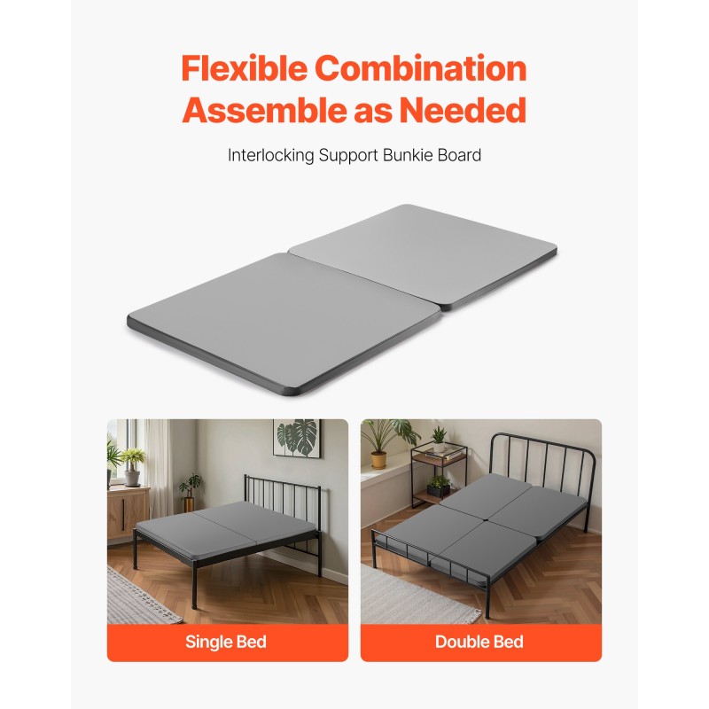 Patjatuki twin-kokoinen 2-osainen puisilla 38 mm säleillä 200D-kankaalla