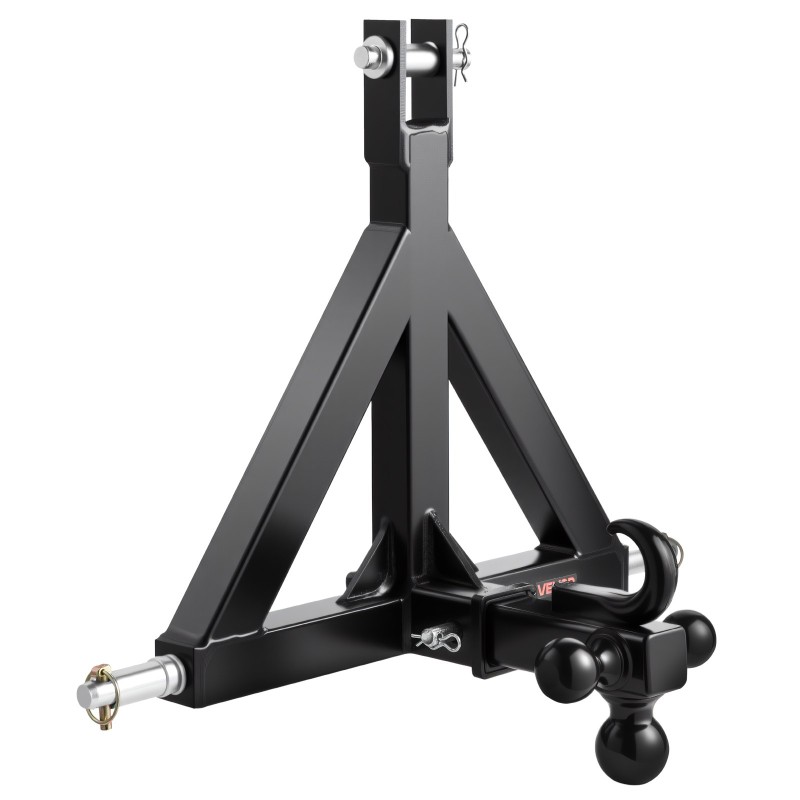 3-pisteen vetolaite 2 tuuman vastaanotin hiiliterästä ruosteenestopinnoitettu