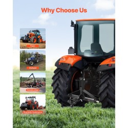 3-pisteen perävaunukytkin hiiliteräksinen yksireikäinen 2-tuumaiselle vetokuulalle musta