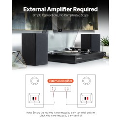 Kirjahyllykaiutinpari passiivinen 4 tuuman MDF-puurunko musta stereotoisto