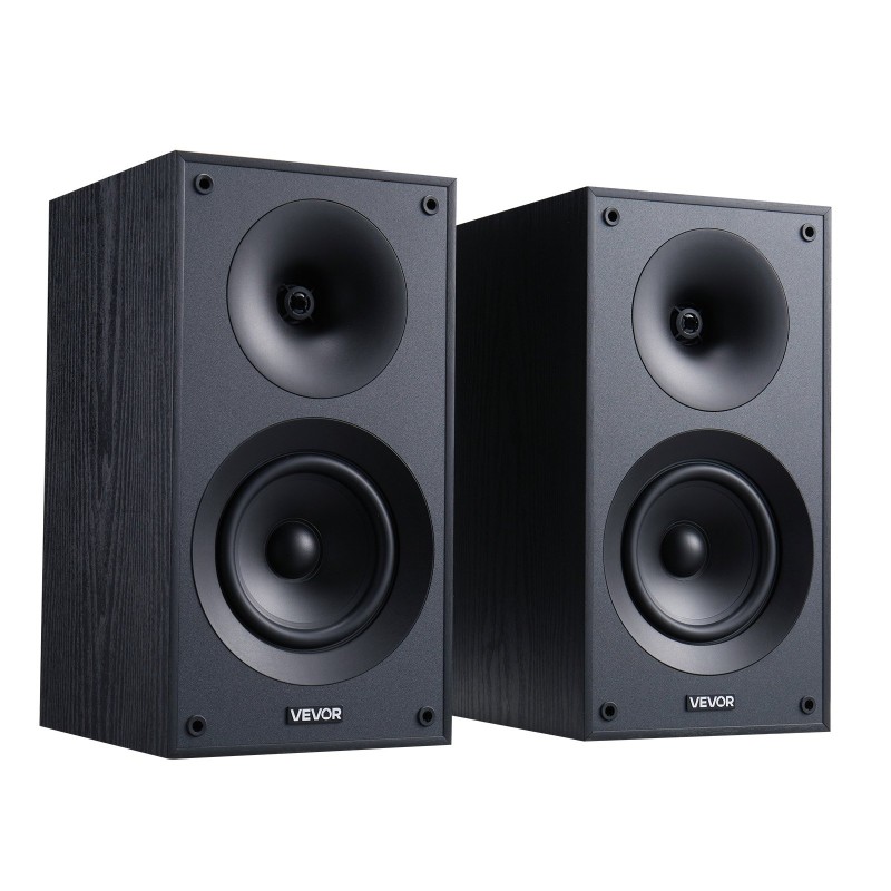 Hyllykaiuttimet 5,25-tuumaiset passiiviset MDF-kotelot paripakkaus 300W 8Ω