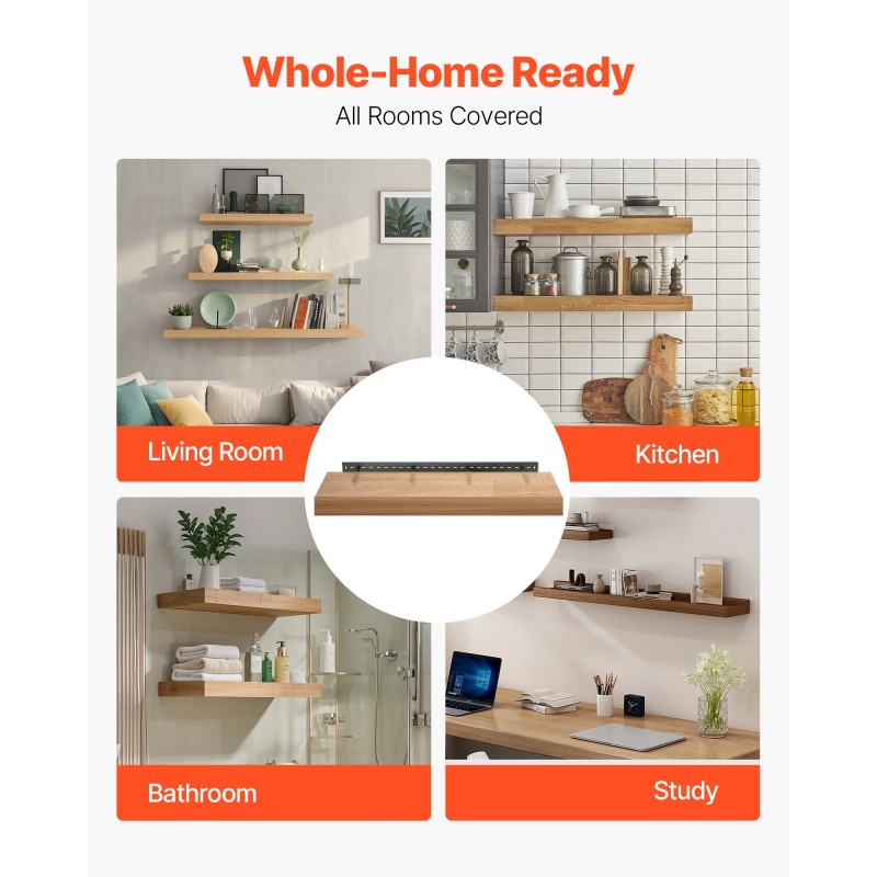 Kelluva hyllytuki ruostesuojattu teräs 1168 mm 104 kg 1 kpl