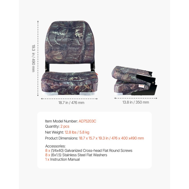 Taitettava venetuoli 2 kpl matalaselkäinen PU-polyesterikangas vaahtomuovipehmuste PP-runko maastokuvioitu