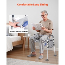 Sängynvierus-wc teräsrunko säädettävä korkeus ja leveys 227 kg 5L ämpäri