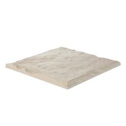 Puutarhan askelkivet muovihartsiset 4 kpl 39,5×39,5 cm beige
