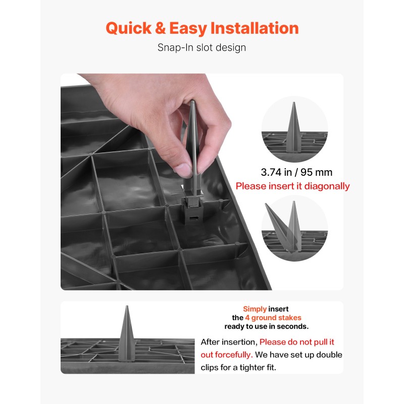 Puutarhan askelkivet PC ja ABS muovihartsi 4 kpl 395 x 395 mm