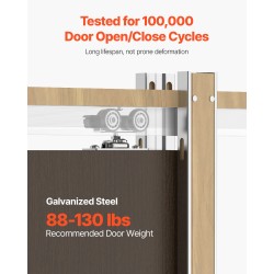 Taskuovikehys puu ja sinkitty teräs säädettävä 610–762 mm leveille oville