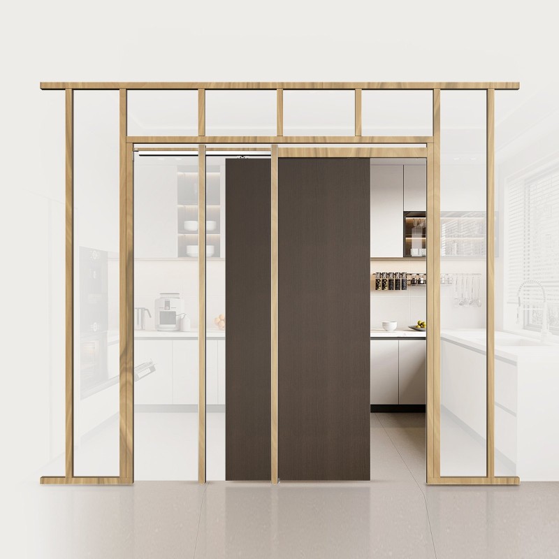 Taskuovikehys puu ja sinkitty teräs säädettävä 610–762 mm leveille oville