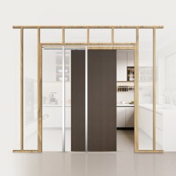 Upotusoven karmisarja galvanoitua terästä ja puuta 610–914 mm leveille oville