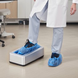 Automaattinen kenkäsuojakone ABS-rakenne 100 kertakäyttöistä kenkäsuojaa sopii kokoon EU 44 asti