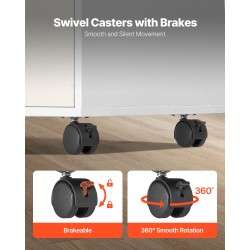 Arkistokaappi lastulevyinen lukittava kaksi laatikkoa neljä lokeroa pyörillä valkoinen