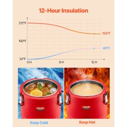 Eristetty juoma-annostelija 30 l 304-ruostumaton teräs vuotamaton hana