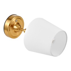 Johdoton pöytävalaisin 5200mAh akulla kangasvarjostin kolmitasoinen himmennin elektrolyyttipinnoitettu runko