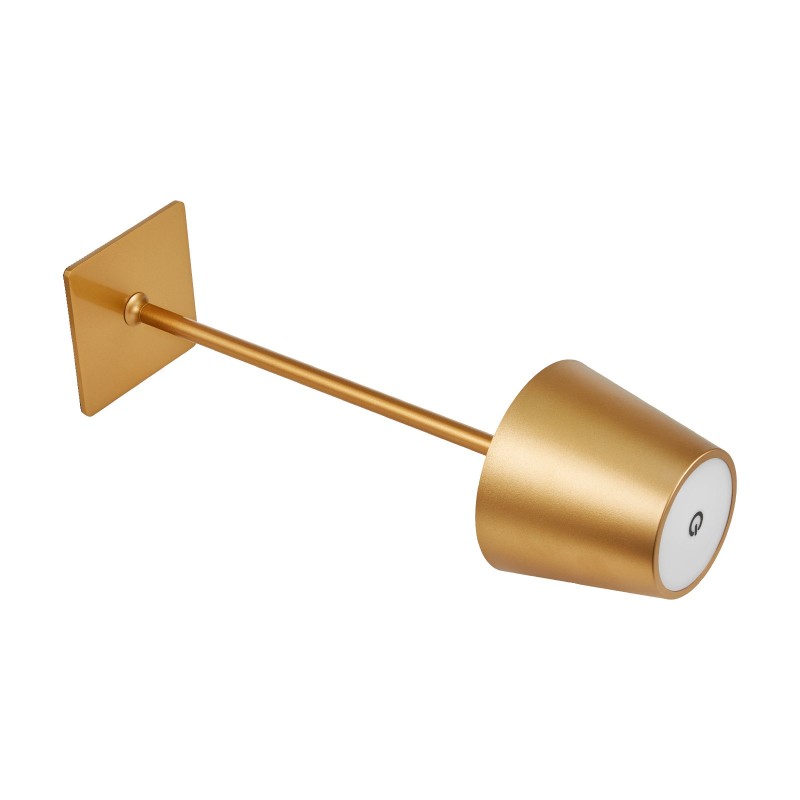 Pöytävalaisin ladattava akku 5200mAh 2 kpl kolmivärinen portaaton himmennys