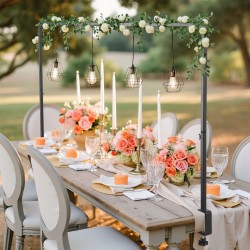 Metallinen pöytäkaari pöytään kiinnitettävä säädettävä pituus ja korkeus musta