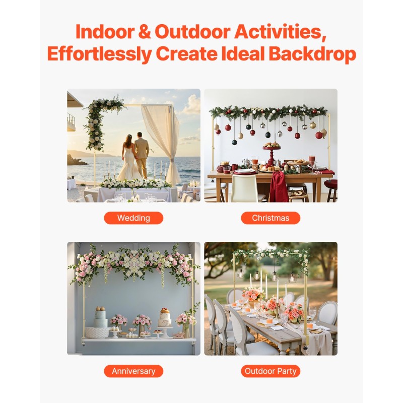 Teräksinen pöydän päälle kiinnitettävä tankoteline puristimilla säädettävä 711–2489 mm kantavuus 4,5–9,1 kg