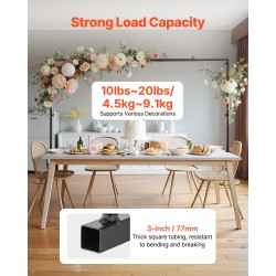 Pöytätankoteline teräs musta säädettävä pituus 28–98 tuumaa 2 kpl