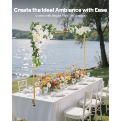 Pöydän yläpuolinen kaariteline juhliin Q235-teräs säädettävä 711–2489 mm sopii 0–77 mm