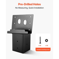 Teräksiset korokekulmat 3 mm 4 kpl 1000 kg ulkokäyttöön