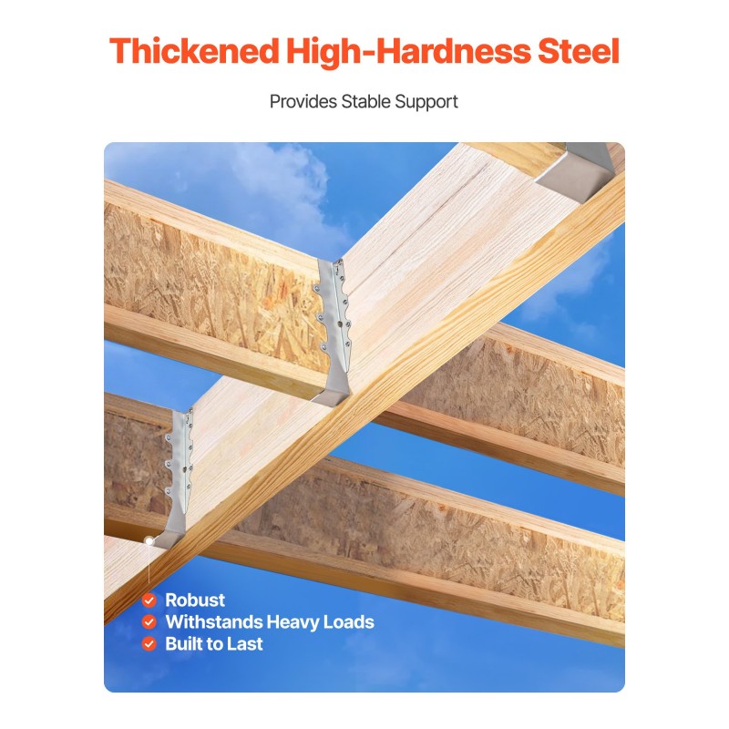 Kasvotukeen asennettavat palkkikannattimet pinnoitettu ulkokäyttöön 40x199mm puutavaralle 50 kpl