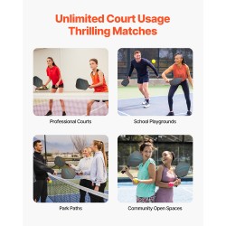 Pickleball-maila T700-hiilikuitupinta PP-hunajakennoinen ydin PU-kahva leveä lapa