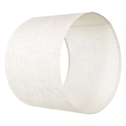 Pellavavarjostin rumpumallinen pellava PVC 330×330×250 mm E14 E26 E27