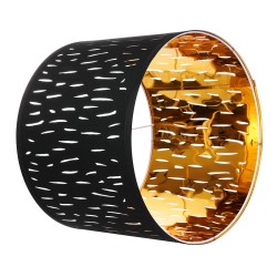 Lampunvarjostin TC-kangas PET rautarunko 330x330x250 mm 2 kpl E27-yhteensopiva