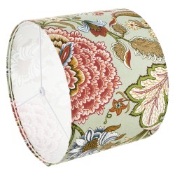 Lamppuvarjostin rumpumallinen pellava muovi teräsrunko 2 kpl 33x33x25 cm