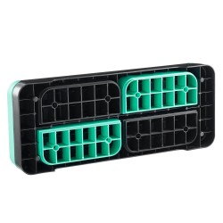 Askelalusta PP-muovi säädettävä korkeus 4, 6 ja 8 tuumaa vihreä