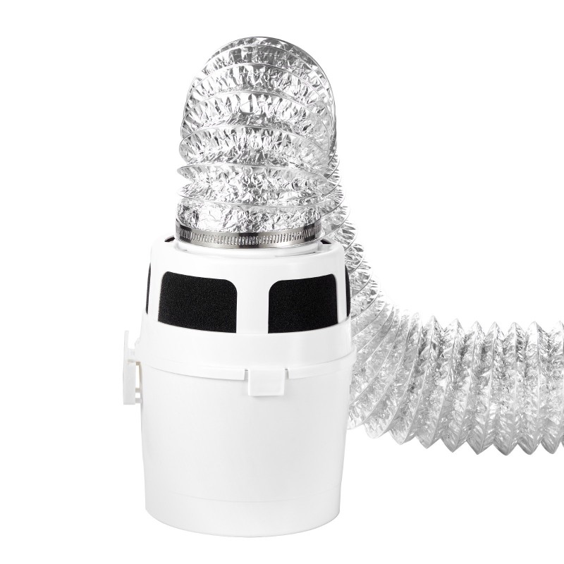 Kuivausrummun poistoputkisarja PP-vesisäiliö alumiinikanava 1500 mm 101,6 mm sisäkäyttöön