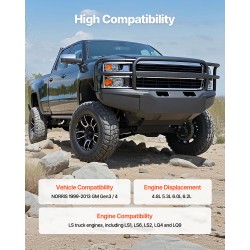 Nokka-akseli- ja työntötankosarja 9-osainen harmaavalurauta pickup-autoihin