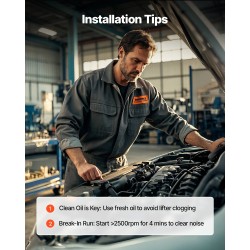 Nokka-akselisarja harmaasta valuraudasta lava-autoihin 4.8–6.2 l sisältää jouset ja tiivisteet