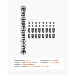 Nokka-akselisarja harmaasta valuraudasta lava-autoihin 4.8–6.2 l sisältää jouset ja tiivisteet