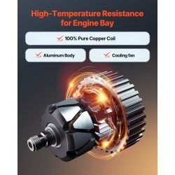 Auton laturi 150 A puhdas kuparikela alumiinirunko suora vaihtolaite