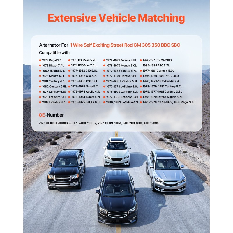 Autolaturi autoon 120 ampeeria alumiinikotelolla puhdas kuparikäämi