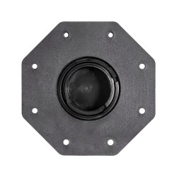 Raskaan käytön terassijalkasarja PP-muovi säädettävä 30–60 mm 12 kpl musta