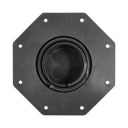 Säädettävät PP-muoviset terassin tukijalat 60–135 mm 24 kpl musta