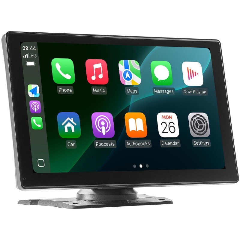 Langaton autostereonäyttö 9-tuumainen teräväpiirto kosketusnäyttö taustakameralla