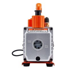 AC vakuumipumppu 115 L min yksivaiheinen pyörösiipi monimittarisarjalla vuototunnistimella kantolaukulla