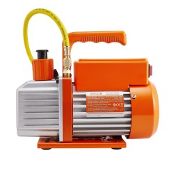 AC-vakuumipumppu 115 L/min yksivaiheinen pyörösiipi monimittarisarjalla vuototunnistimella kantolaukulla