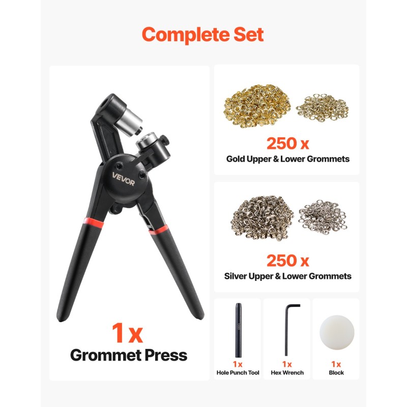 Purjerengaspakkaus alumiiniseos pihdeillä 6 mm 500 kpl kultaiset ja hopeiset