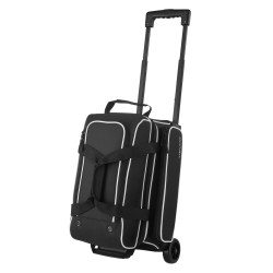 Keilalaukku kahdelle pallolle 600D Oxford kangas PVC pinnoitteella erillisellä kenkäosastolla pyörillä teleskooppikahvalla