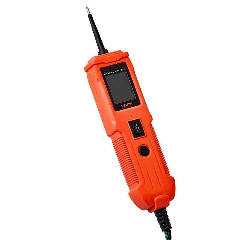 Ajoneuvojen virtapiiritesteri 5 testitilaa TFT värinäyttö fosforipronssikoetin ABS-kuori 6 m jatkokaapeli